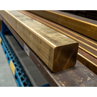 Квадрат бронзовый ДКВНТ 9x9 мм БрБ2,5 ГОСТ 15835-2013