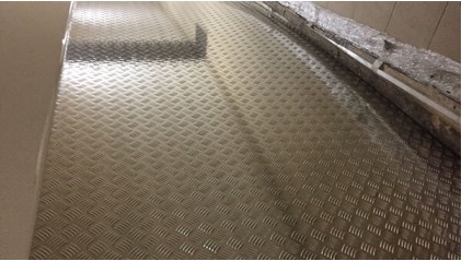 лист стальной рифленый квинтет 1,2 мм Ст3сп купить в Воронеже