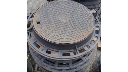 люк чугунный ГТС легкий круглый Л 750x45 мм СЧ10 купить в Воронеже