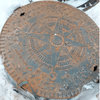 Люк чугунный сверхтяжелый круглый СТ (Е600) 600 мм ВЧ40 ГОСТ 3634-2019