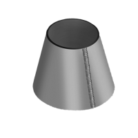 Обечайка стальная коническая 3000x2020x26 мм 20К ГОСТ 14249-89