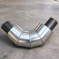 Отвод оцинкованный в ППУ изоляции 90° 32x2,8 мм ГОСТ 30732-2020