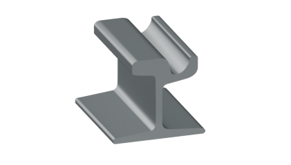 рельсы РТ58 стальные трамвайные 9 м Э76 купить в Воронеже