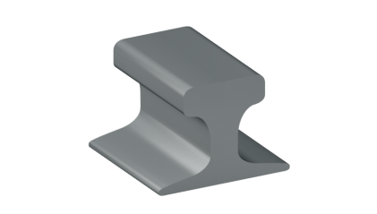 рельсы КР100 стальные крановые 10,5 м К76Ф купить в Воронеже