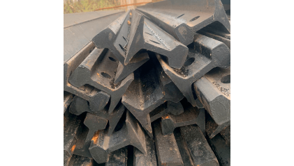 рельсы Р24 стальные узкоколейные 7 м Э76 купить в Воронеже