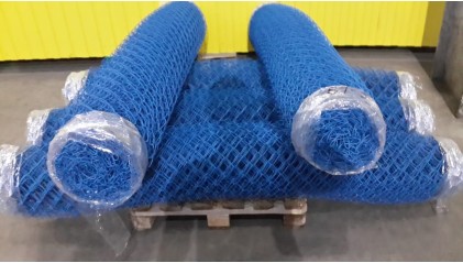 сетку рабицу стальную с полимерным покрытием (ПВХ) 75x75 1,2 мм купить в Воронеже