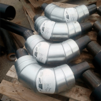 Скорлупа ППУ-ОЦ для отвода 45° 57x140 мм ГОСТ 30732-2020