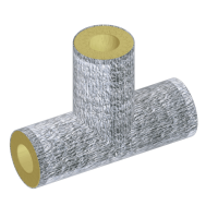 Тройник теплоизоляционный минераловатный фольгированный 1020x820 мм ГОСТ 30732-2020