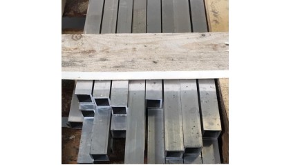 трубу алюминиевую профильную квадратную 100x100 2 мм АМг5 купить в Воронеже