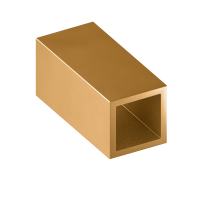 Труба латунная профильная квадратная ДКВНТ 10x10x1 мм Л63 ТУ 48-21-428-84