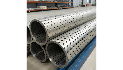 Труба нержавеющая перфорированная электросварная 38x2 мм AISI 409 фото трубу нержавеющую перфорированную электросварную 38x2 мм AISI 409 купить в Воронеже