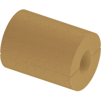 Цилиндр теплоизоляционный базальтовый вырезной без покрытия 720x60x1200 мм Г1 Ц 100 ГОСТ 23208-2022