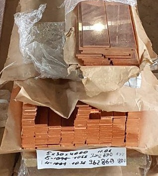 Полоса медная 40x4 мм М1 ГОСТ 434-78 фото