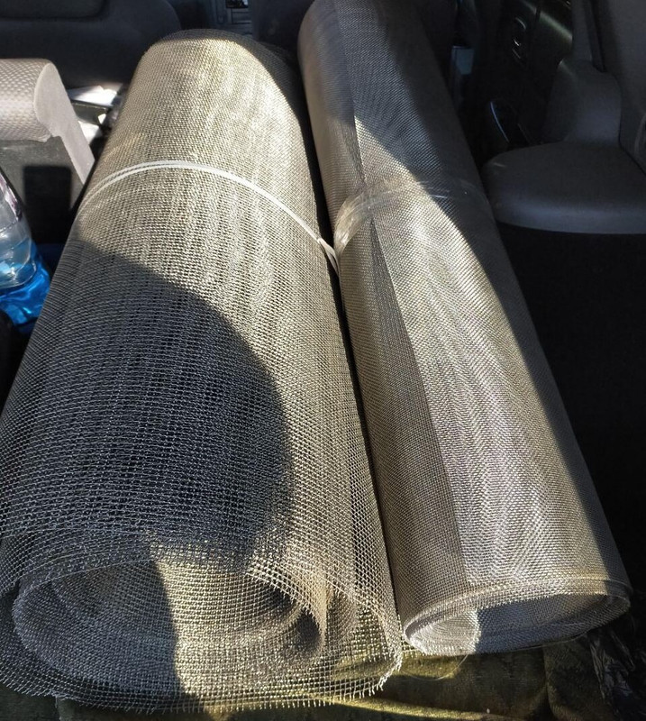 Сетка тканая нержавеющая 6x6x1,2 мм 12Х18Н10Т ГОСТ 3826-82 фото