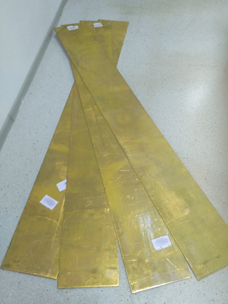 Шина латунная 30x3 мм Л96 ГОСТ 2208-2007 фото