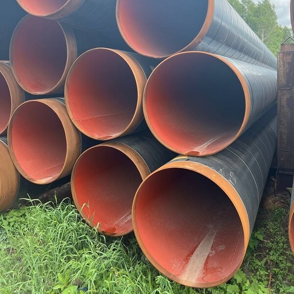 Труба в ВУС изоляции двухслойная 45x3 мм 09Г2С ГОСТ 10704-91 фото